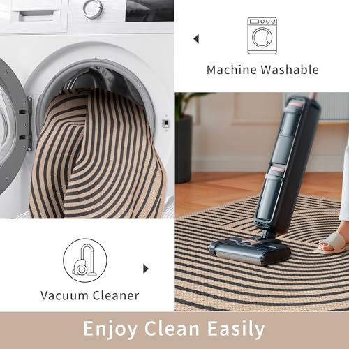 Tangsoo Easy Jute Rug,2x3 Washable Small Area Outdoor Rug for Entryway Modern Black Non-Slip Thin Small Throw Mat Farmhouse Indoor Carpet for Entry Kitchen Front Porch Entrance