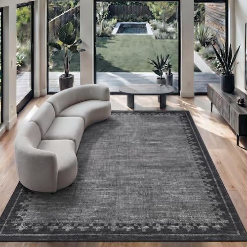 GarveeHome 10x13 Large Area Rug for Living Room Washable Low Pile Carpet