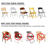 Fixwal 36 Pcs Black Folding Chair Cover, Spandex Stretch Covers Ideal for Wedding, Party, Dining, Business Meeting, Banquet, Universal Fitted Washable Slipcover