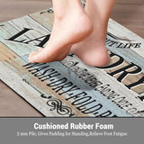 Non Slip Laundry Room Rug - Farmhouse Kitchen Floor Mat -Laundry Room Rug- Runner Decor -Washable Floor Carpet for Washroom Mudroom Kitchen Bathroom Hallway-20 x48