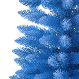 Puleo International Pre-Lit 6.5' Artificial Christmas Tree with 300 Lights, Blue