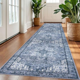2.6x10 Washable Runner Rug, Non Slip Area Rug for Hallway Kitchen