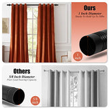 1 Inch Curtain Rods for Windows, 32 to 86 Inch Black Rustic Curtain Rod Set, Modern Design Drapery Tubes with Brackets Room Divider, For Indoor and Outdoor