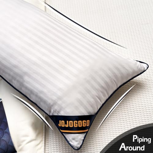 JOJOGOGO 14x36 Pillow Insert Long Lumbar Pillow Insert for Bed 1 Pack, 14 x 36 Decorative Body Pillow Synthetic Down Alternative Long Throw Pillow Inserts for Living Room Couch Bed Sofa