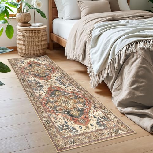 2x6 Washable Runner Rug, Non Slip Soft Area Rug for Hallway Kitchen