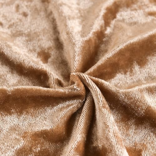 Luxurious Armless Sofa Covers Slipcovers, Velvet Futon Couch Cover Without Arms, Non-Slip Sofa Bed Cover Futon, Anti Scratch Futon Cover Stretch Armless Sofa Bed, Machine Washable,G,L1