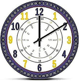 Kitchen Clocks Wall Learning Time for Kids Quiet Learning Clock Modern Wall Clock Simple Design Clocks for Kids Rooms Hor Clock