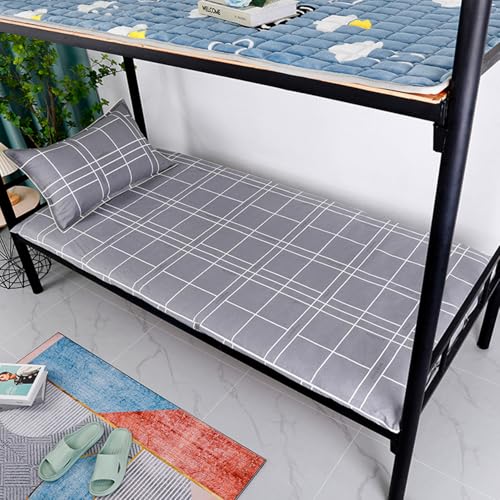 K,80x190cm,LDLCYCN 100% Cotton Futon Mattress Cover with Zipper for Full/Queen Size Full Wrap Japanese Floor Mattress Futon Cover Dustproof Cover for Bedroom RV Mattress Futon Slipcover