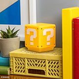 Paladone Super Mario Mini Question Block Light - Officially Licensed Super Mario Bros. Merchandise, Bedroom or Game Room Decor, Retro Gamer Gift, Battery Powered