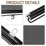 TOYANDONA Blackout Blind Curtains with Suction Cups - No Drill, Cordless, Portable Uv - Protecting PVC Shades for Home & Office (49.12X15.72X0.39in)