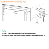 Cutelec Center Support Bracket 2 Pack White Color for 2" Low Profile Window Blinds Headrail Holder
