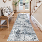 Washable 2x8 Runner Rug: Modern Abstract Carpet Runners for Hallway