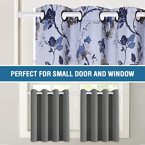 H.VERSAILTEX 2 Pack Spring Tension Curtain Rods 36-60 Inch Lightweight Tensions Rods Securely in Place; Easy to use/Install for Kitchen/Bathroom/Wardrobe, Durable Sturdy Rods, White