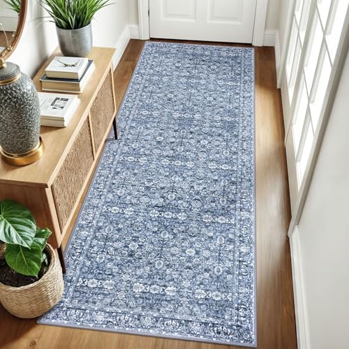 3x8 Washable Runner Rug, Non Slip Soft Area Rug for Hallway Kitchen