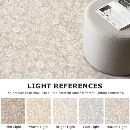 2.6x8 Washable Runner Rug, Non Slip Area Rug for Hallway Kitchen