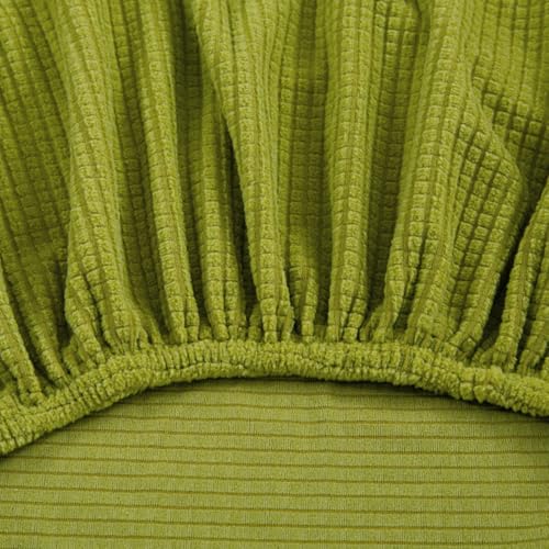All-Inclusive Futon Armless Cover Anti Scratch, Removable Armless Futon Cover 3/2/1 Seater Stretch Sofa Bed Slipcover, Small Checks Jacquard Fabric, Washable Sofa Bed Cover Futon,I,L1