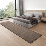 Modern Hallway Runner Rug, 2x6 Brown Washable Non Slip Runner Rug
