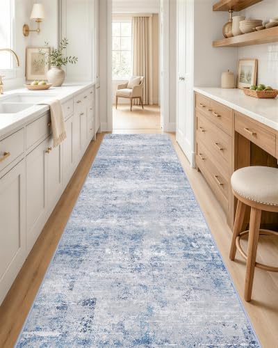 OLANLY 2x10 Washable Runner Rug, Soft Non Slip Carpet for Hallway Kitchen