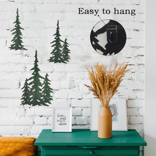 Pine Tree Decor Tree Wall Decor Outdoor Metal Wall Art Decor Hanging Farmhouse Country Forest Cabin Decor
