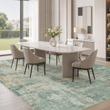5x7 Area Rug for Living Room Washable Abstract Indoor Carpet