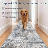 Runners for Hallways Ultra Non-Slip 2x10 Long Runner Rugs Washable Abstract Tear and Stain Resistance No Pile Lightweight Modern Rug Runners for Entryway, Kitchen, Walkway, Entrance, Multi
