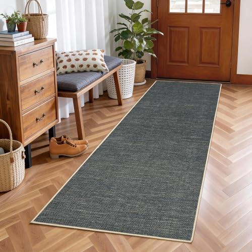 GarveeHome 2x6 Runner Rug for Hallway Modern Solid Washable Kitchen Rugs