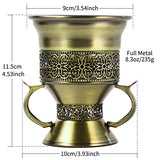 Frankincense Resin Incense Burner, Incense Censer, Bakhoor Burner, Charcoal Incense Burner, Incense Burner with Handle Tongs for Yoga, Spa Aromatherapy