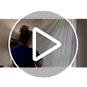 Non-See-Through White Privacy Semi Sheer Curtains That Let Light in 84 Inches Long Light Filtering Sheer Window Curtains Drapes for Living Room Bedroom 2 Panels Set White