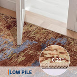 GarveeHome Abstract Area Rugs 5x7 Ultra-Soft Modern Indoor Carpet Red