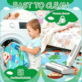 5.9 ft Large Circle Time Classroom Rug Elementary, Classroom Reading Corner Rug Back to School Reading Calming Corner for Preschool Kindergarten Learning Space Playroom Nursery(Children of the World)
