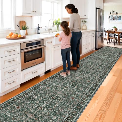 Long Hallway Runner Rug 3x25: Non Slip Runner Rugs with Rubber Backing Soft