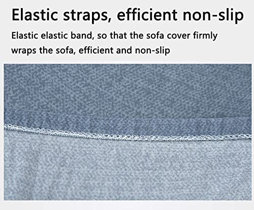 YOPOIY Printed Fitted Armless Sofa Cover Furniture Protector Stretch Folding Futon Cover Anti-Slip Soft Futon Slipcover with Elastic Bottom, for Pets -21-120-150cm