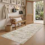 Soalmost Runner Rug 2x6 Washable Kitchen Hallway Runners Non-Slip Brown