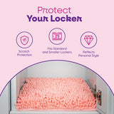 School Locker Decorations Carpet - Locker Rugs for Girls - 100% Microfiber, Shaggy Style Locker Rugs - 11.5" x 17.5" Rectangle Locker Rug with Non Skid Backing - Décor Accessories