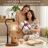 Candle Warmer Lamp with Timer and Wireless Remote Control, Dimmable Candle Warmer for Jar Candles, Height Adjustable Wax Melts Warmer, Mothers Day Birthday Gift for Women, House Warming New Home Decor