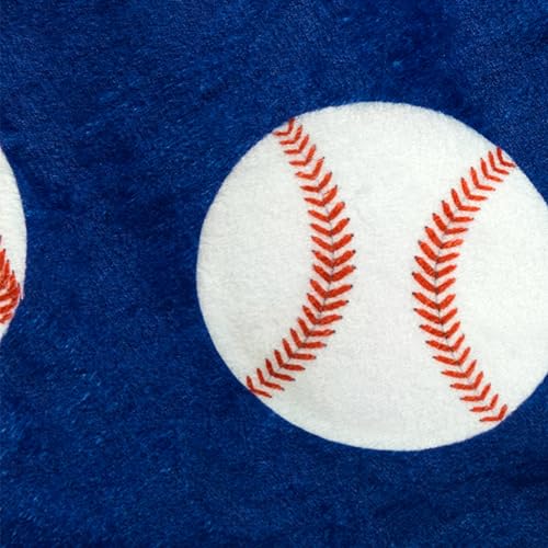 Sviuse Baseball Blanket Blue Soft Blanket for Boys Teenagers Men Twin Size | Baseball Lover Gifts, Baseball Blanket for Adults Teens Kids, Sport Theme, All Season Use, Couch, Bed & Sofa, Home Decor