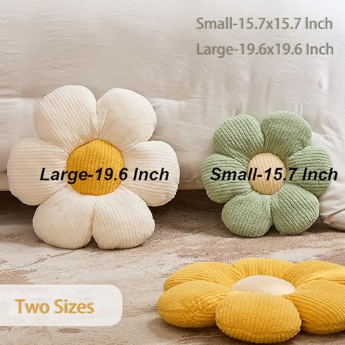 XIAIJIA Flower Pillow Flowers Shaped Pillow Cushion Decorative Daisy Pillow for Bed Cute Throw Pillow Flower Floor Pillow Soft Seat Cushion Pink Cushion 15.7"