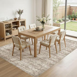 6x9 Area Rugs Abstract Distressed Washable Large Living Room Rug