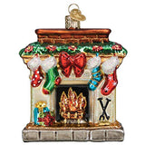 Old World Christmas Holiday Hearth Glass Blown Ornaments for Christmas Tree