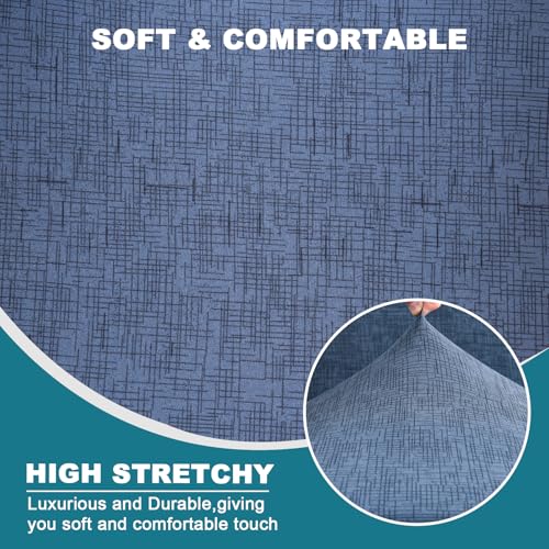 KRFOONN 2 Piece Chair Covers Printed Sofa Covers Couch Covers Washable Armchair Sofa Couch Slipcover Furniture Protector with Elastic Bottom for Living Room (Armchair, A1), Small