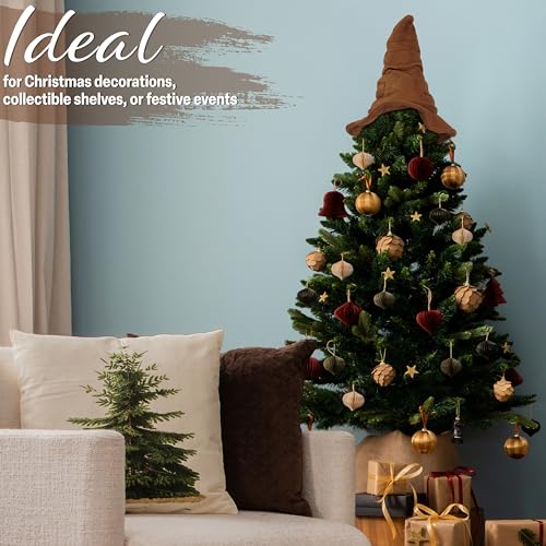 Get Trend Harry Potter Gifts Christmas Tree Topper, Sorting Hat Hogwarts Christmas Decorations, Home Office Indoor Xmas Tree Decor Secret Santa