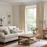 Topfinel Beige Velvet Curtains 84 Inches Long for Bedroom Living Room Neutural Elegant Soft Velvet Modern Boho Blackout Thermal Back Tab Curtain Drapes Home Decor Set of 2,84 inch Length