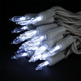 MULTI-SPARKING White Christmas LED Lights - 35 Count Cool White Christmas String Lights for Small Tree, Crafts, Holiday, Indoor/Outdoor Decorations, 11 Feet White Wire, UL Certified, Connectable