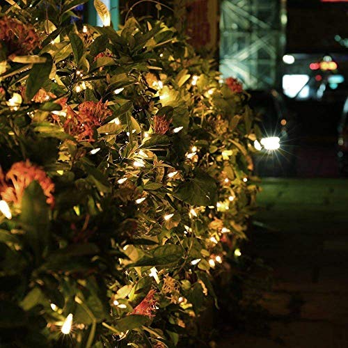 MAGOTAN Christmas Lights, Battery Operated String Lights 18ft 50 LED 8 Modes LED Mini Lights with Timer for Christmas Tree Wreath Party Home Indoor Outdoor Decor, Waterproof, Warm White