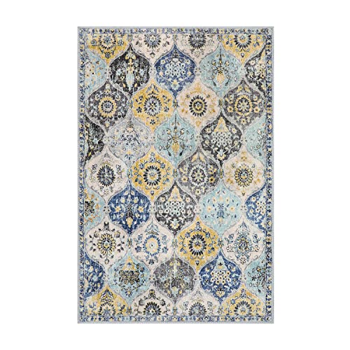 Lahome 2x3 Moroccan Kitchen Rug, Washable Area Rug for Entryway