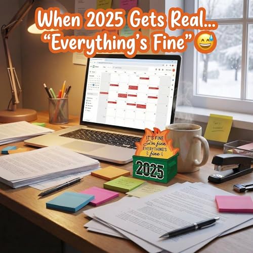 PETCEE Dumpster Fire Funny Christmas Ornaments 2025 - Hilarious Funny Acrylic Christmas Decor Unique Inappropriate Gifts for Adults Family Friends Coworkers Novelty 2025 Christmas Ornaments