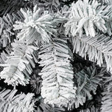 National Tree Company 6 ft Unlit Flocked Acacia Medium Artificial Christmas Tree, 512 Tips, Includes Stand, Green