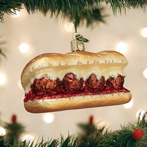Old World Christmas MEATBALL SANDWICH Ornament, Multi