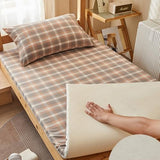 Super Soft Floor Futon Mattress Pad Cover, All-Inclusive Futon Cover for Japanese Tatami Floor Mattress, Japanese Futon Mattress Protector Cover with Zipper, Washable,C,90x190cm/35x75in