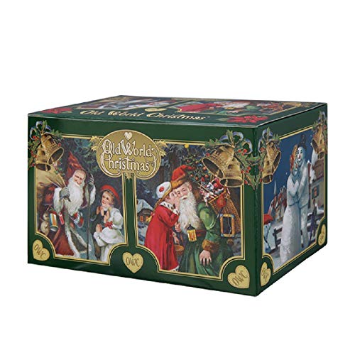 Old World Christmas Glass Blown Ornament Rainbow Row (20100)